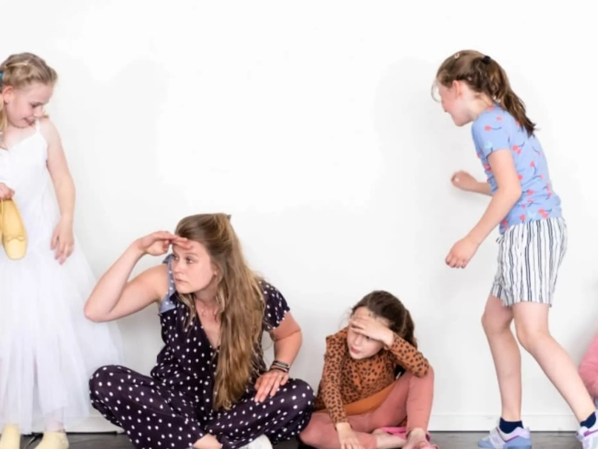 Cultuurmenu - Vanuit het niks - groepje kinderen op een rij