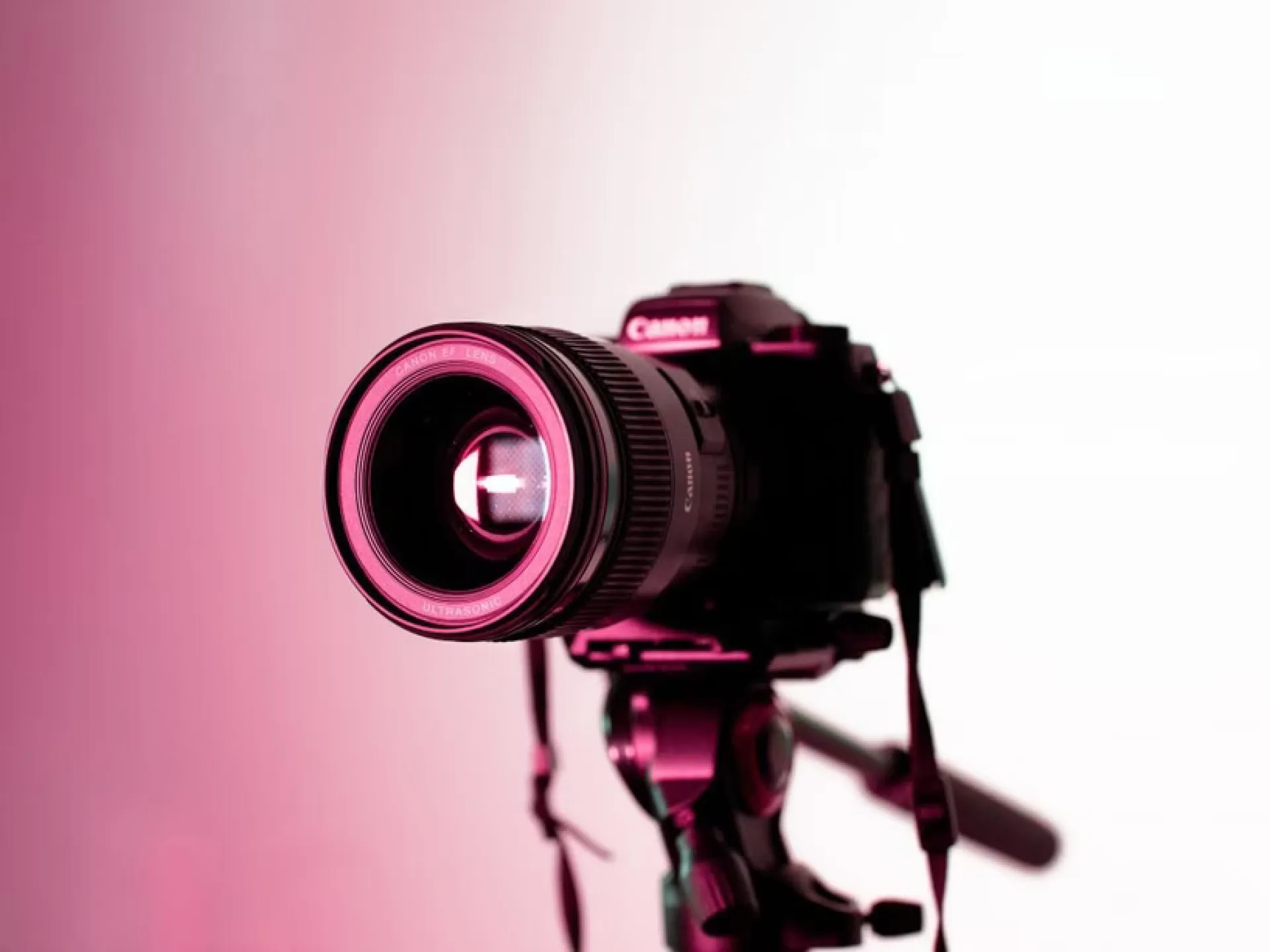 Camera op statief